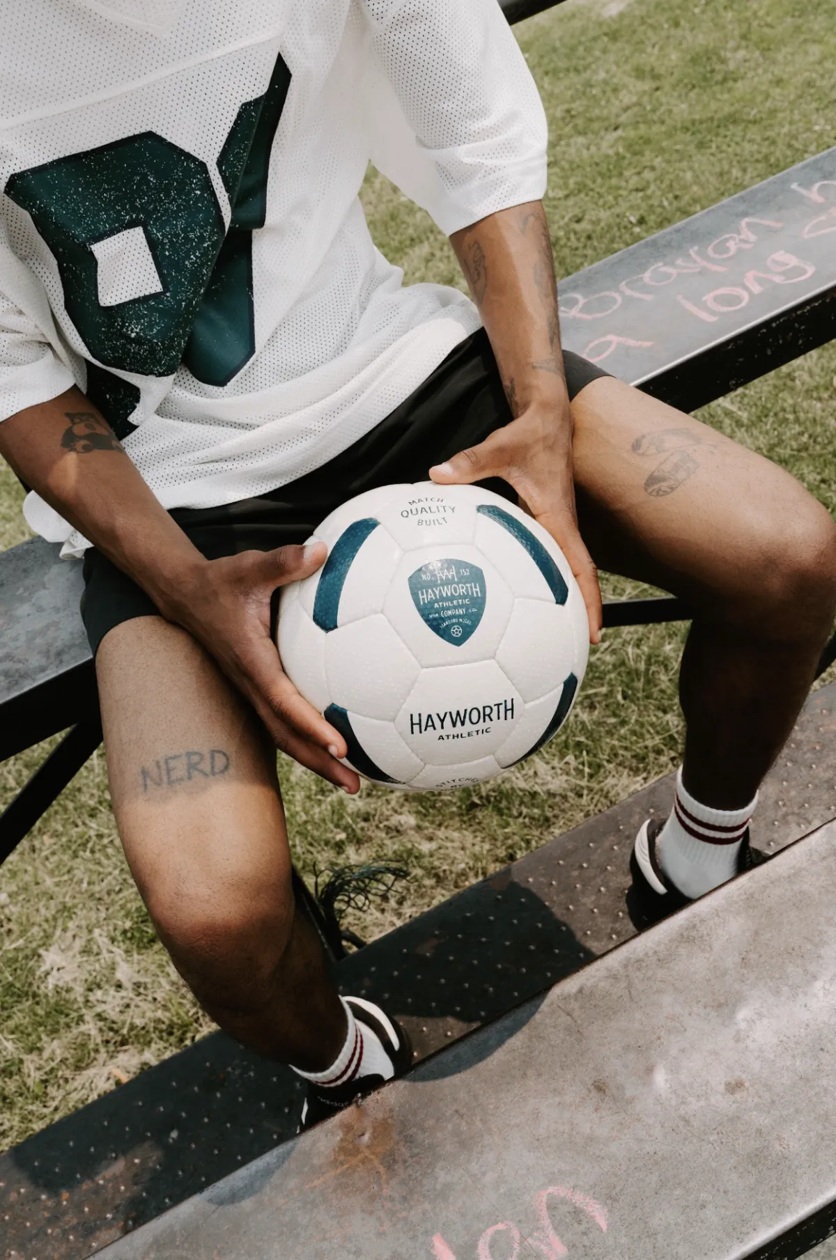 Hayworth Athletic Standard Model No. 152 soccer ball