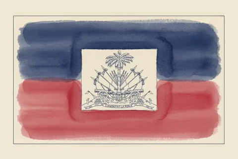 Flag of Haiti, the republic Joe Gaetjens played for